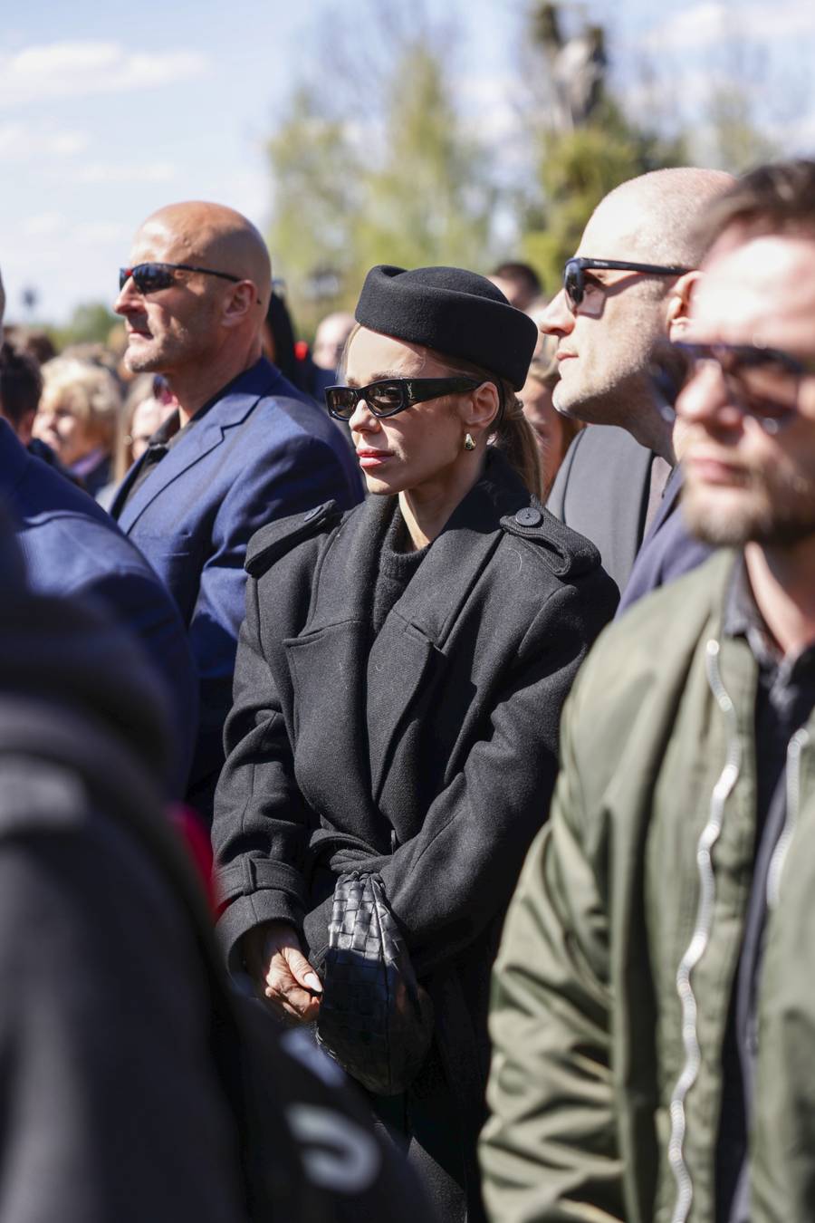 Doda na pogrzebie Łukasza Litewki, fot. AKPA