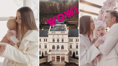 Huczne 1. urodziny córeczki Rzeźniczaków! Bajkowa impreza w pałacu niczym WESELE (FOTO)