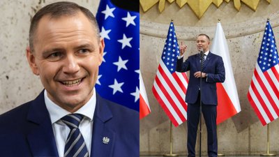 Nawrocki w USA. Nie dał rady się powstrzymać. Zrobił to przed kamerą