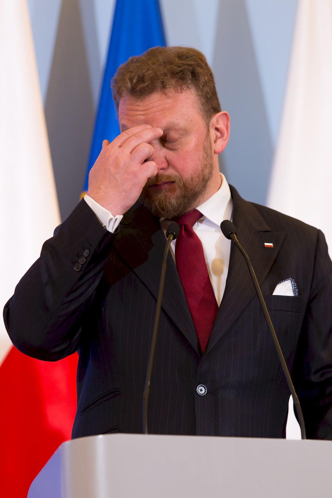 Łukasz Szumowski na konferencji