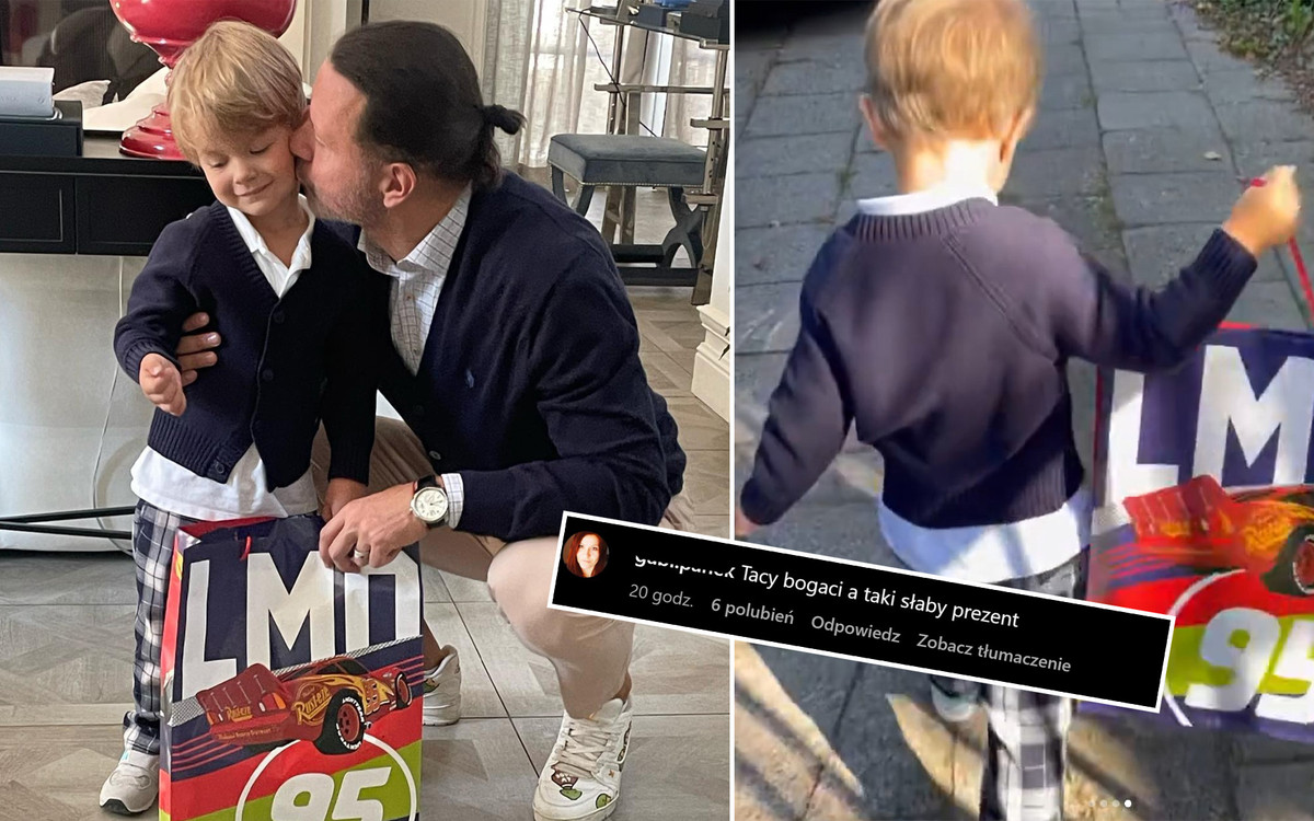 Henio Majdan poszedł na urodzinową imprezę do kolegi. Internautka grzmi: “Tacy bogaci, a taki słaby prezent”
