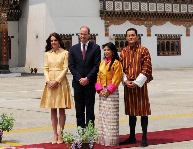 Księżna Kate i książę William w Bhutanie