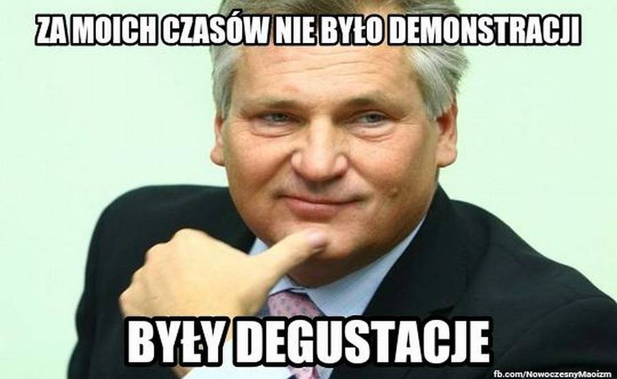 Memy z Aleksandrem Kwaśniewskim