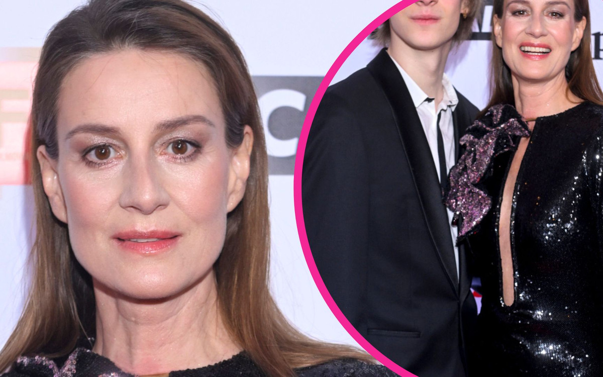 Orły 2024. Maja Ostaszewska błyszczy u boku 17-letniego syna Franciszka (ZDJĘCIA)