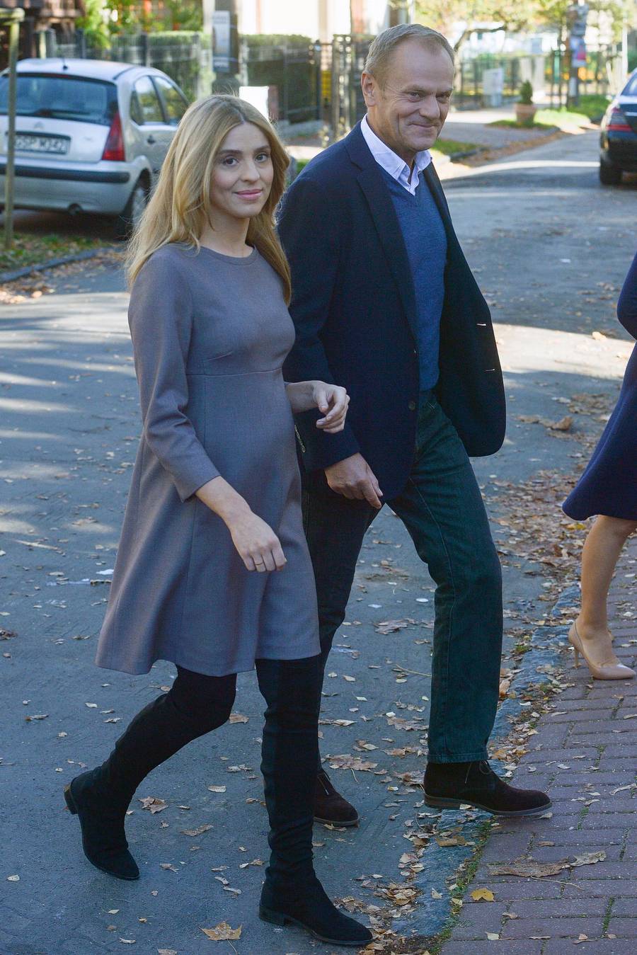 Kasia Tusk w ciąży poszła na wybory