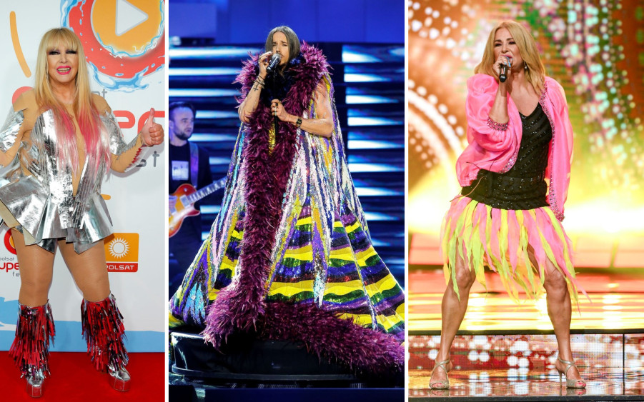 Te looki gwiazd na Polsat Hit Festiwal przeszły do historii! Aż trudno o nich zapomnieć (FOTO)