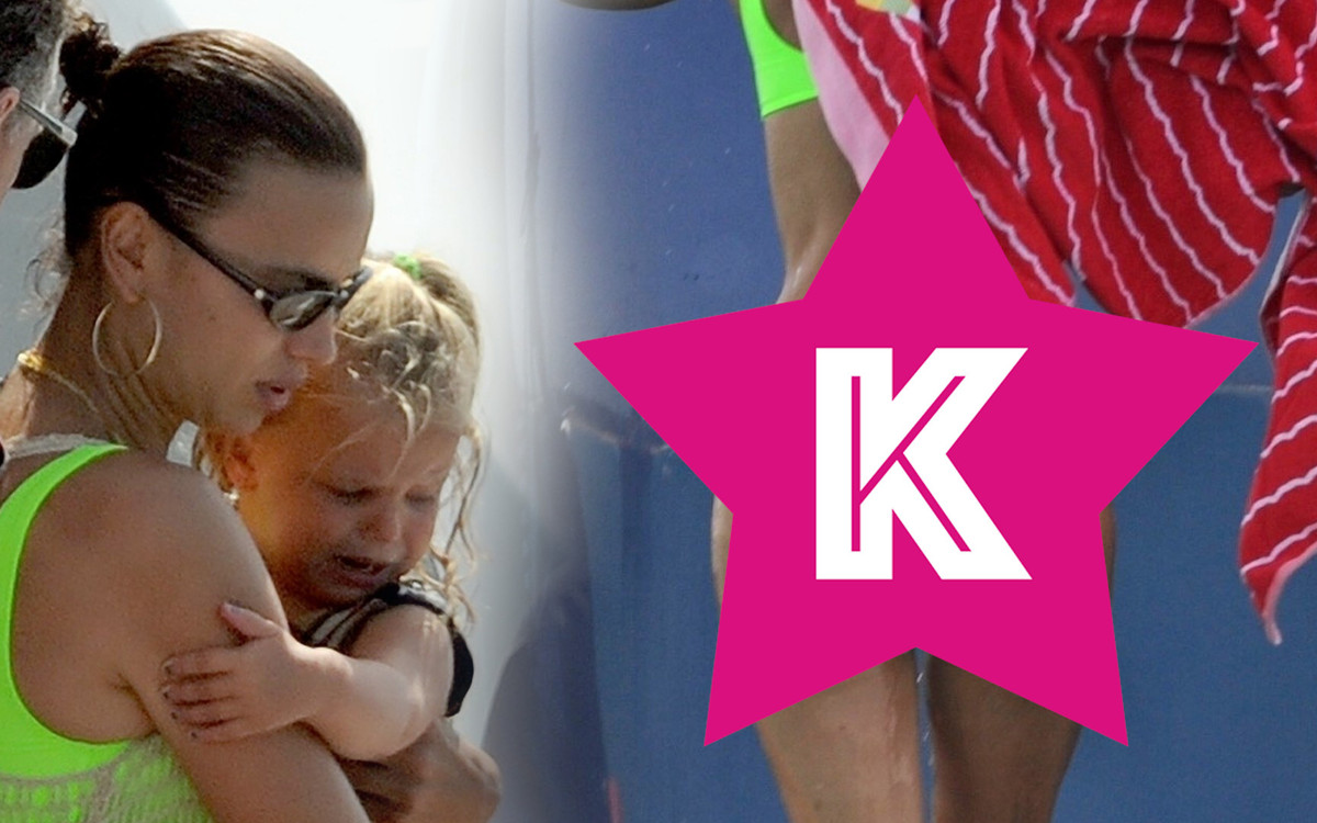 Co za PUPA! Irina Shayk w BIKINI na wakacjach z córką