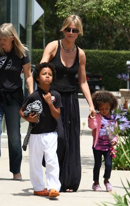 Heidi Klum z dziećmi