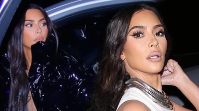 Kim Kardashian w tej sukience ledwo mogła chodzić, ale podkreśliła słynne krągłości