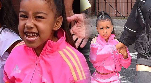 Kim Kardashian WYPROSTOWAŁA Nori włosy (ZDJĘCIA)