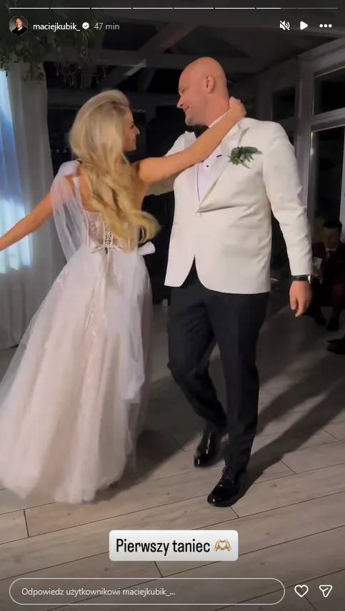 Ślub Anity i Adriana/Instagram/maciejkubik_