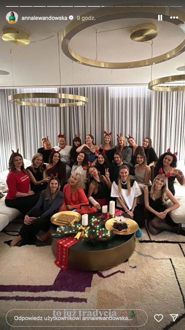 Impreza pierniczkowa u Anny Lewandowskiej