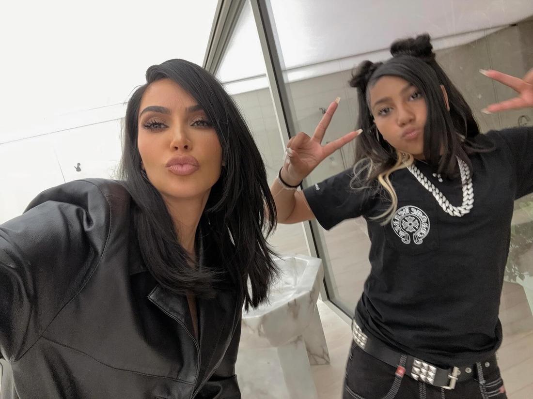 Kim Kardashian, North West, fot. Instagram