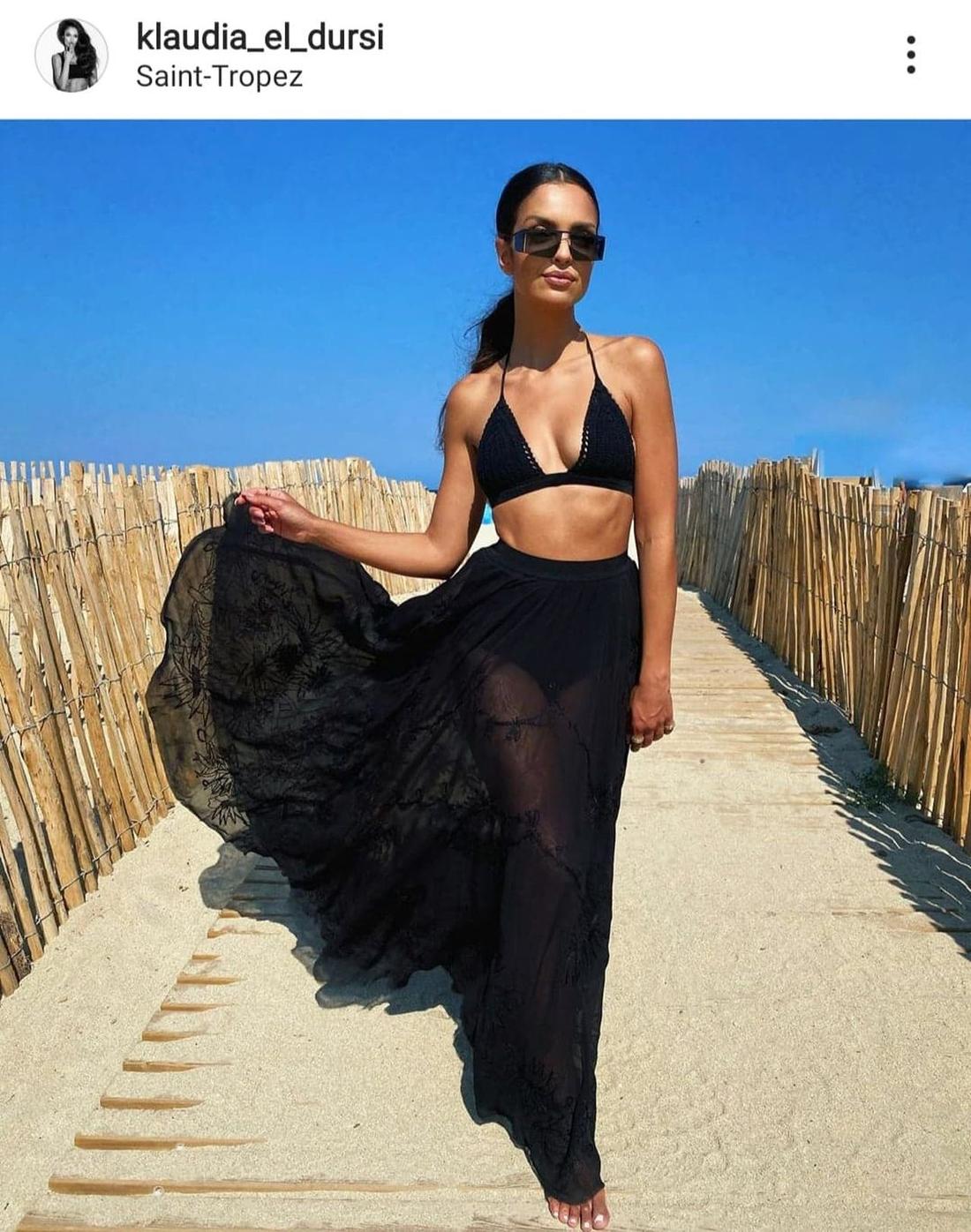 Klaudia El Dursi w Saint-Tropez