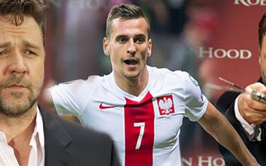 Arkadiusz Milik zripostował Russella Crowe. Aktor… nie pozostał mu dłużny!