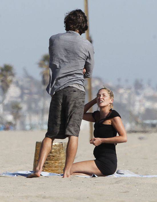 54-letnia Sharon Stone i jej 27-letni narzeczony