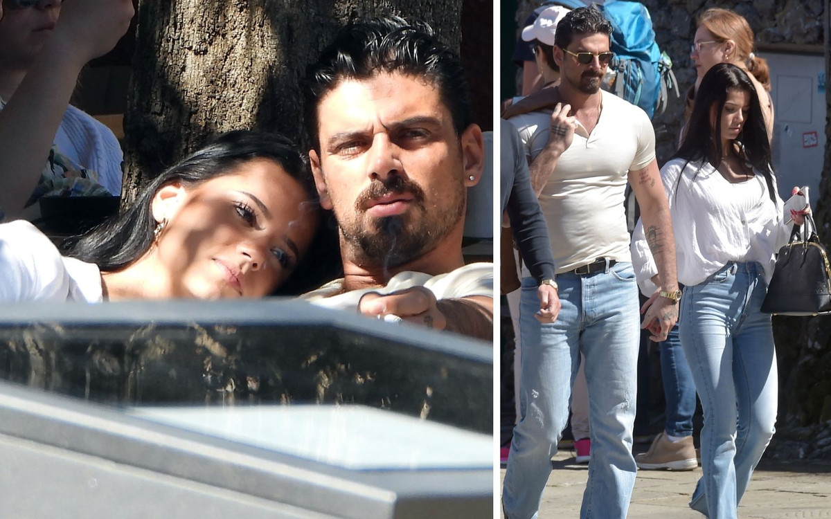 Michele Morrone z partnerką o 12 lat młodszą spaceruje po Portofino (ZDJĘCIA)