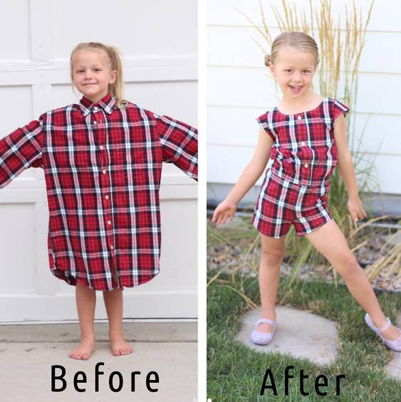 WOW co za efekt! Mama ubiera dziewczynkę w stare koszule męża