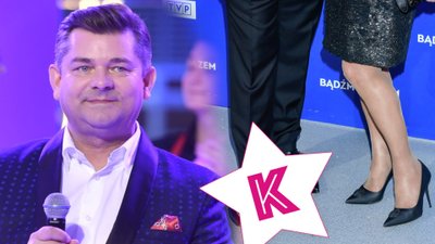 Zenon Martyniuk zabrał żonę na ściankę. Jak się prezentowało małżeństwo?