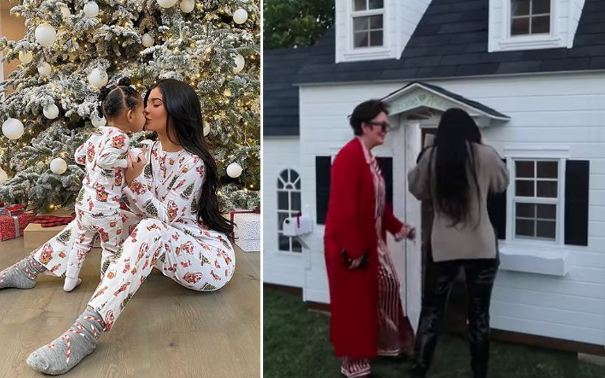 Córka Kylie Jenner dostała od babci prawdziwy DOM na gwiazdkę (VIDEO)