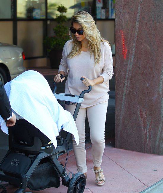 Kim Kardashian przed, w i po ciąży