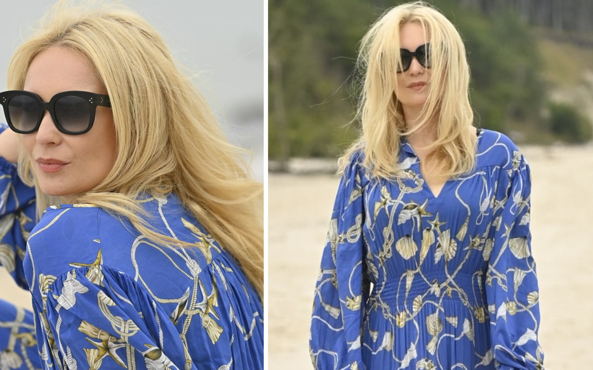 Marta Dąbrowska odpoczywa po Festiwalu Gwiazd! Pojawiła się w eterycznych stylizacjach na pustej plaży (FOTO)