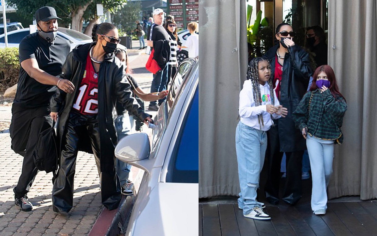 Kim Kardashian zabrała córkę i siostrzenicę na zakupy