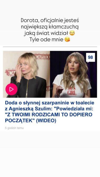 Agneszka Woźniak-Starak, fot. Instagram