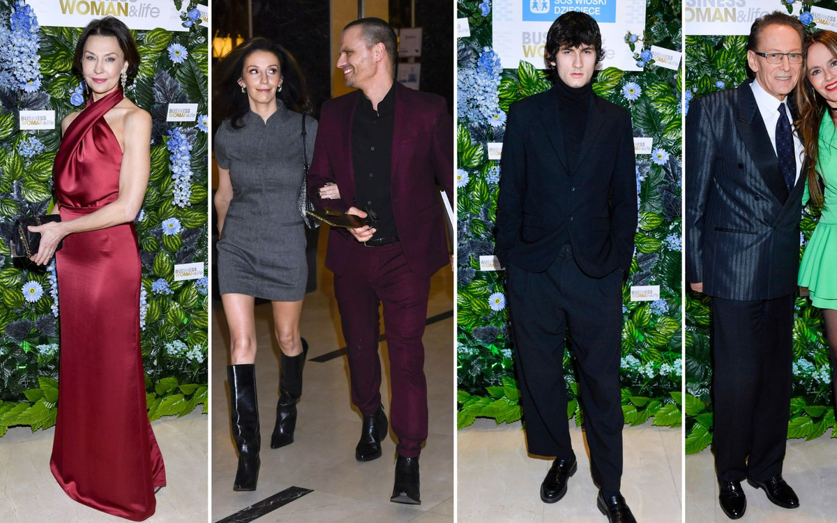 Miłosne czułości na Gali charytatywnej! Marcin Hakiel z nową partnerką, Jacek Borkowski z czwartą żoną (FOTO)