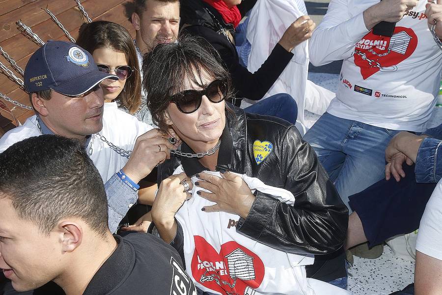 Gwiazdy PRZYKUWAJĄ się łańcuchami do psiej budy (ZDJĘCIA)