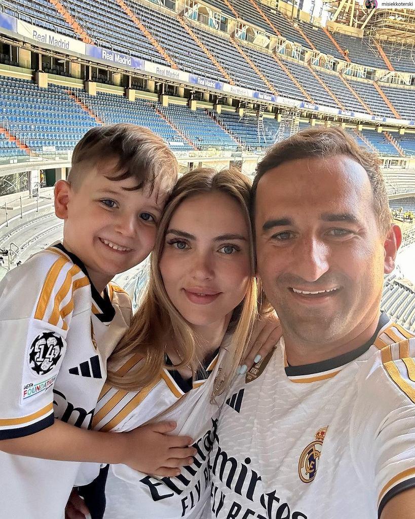 Fryderyk Koterski, Marcela Leszczak, Misiek Koterski, fot. Instagram.