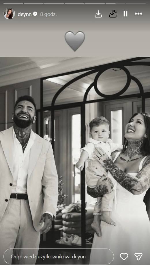 Majewski i Deynn wyprawili urodziny synkowi, fot. Instagram
