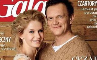 Pazura z ciężarną żoną na okładce Gali (FOTO)