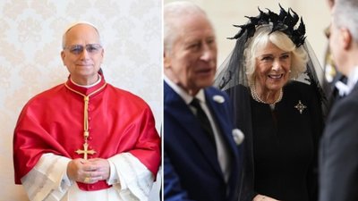 Król Karol III i Camilla u papieża. Stylizacja królowej wywołała prawdziwą burzę