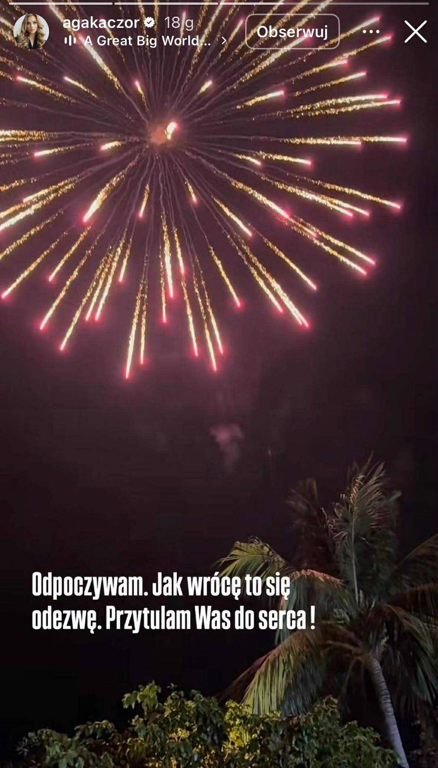 Agnieszka Kaczorowska, fot. Instagram