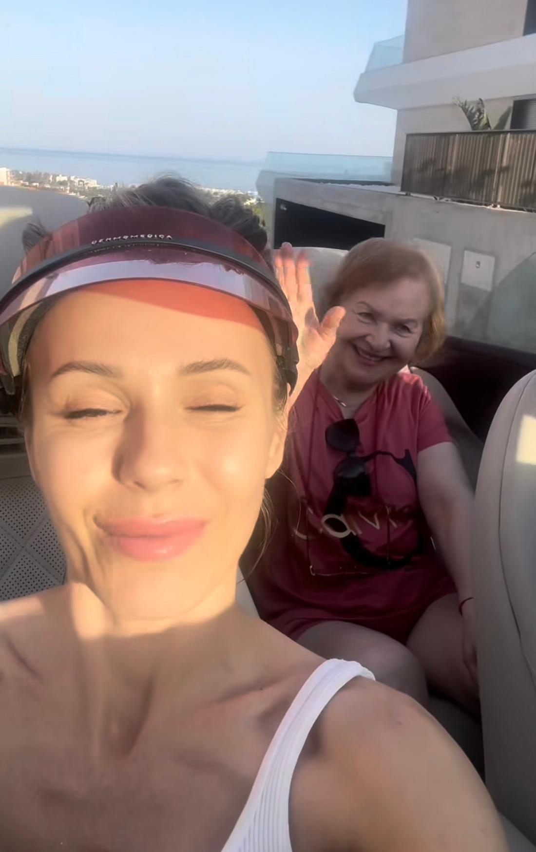 Doda z mamą Wandą w Hiszpanii, Instagram