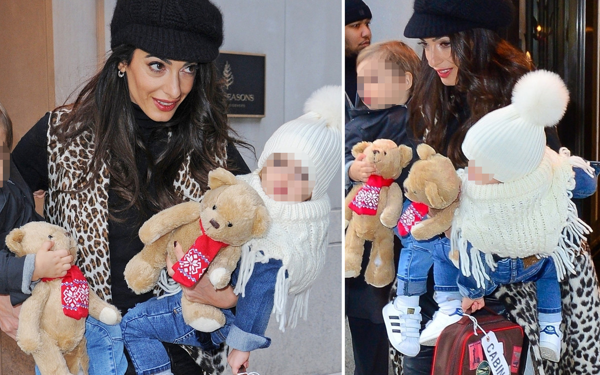 Amal Clooney z Ellą i Alexandrem – dzieci George’a są już takie duże! (ZDJĘCIA)