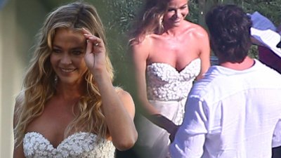 Denise Richards wzięła ŚLUB. Jej suknia powstała w… 24 godziny! (ZDJĘCIA)