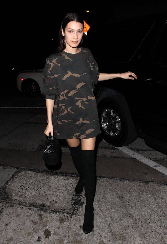 Bella Hadid w codziennych stylizacjach