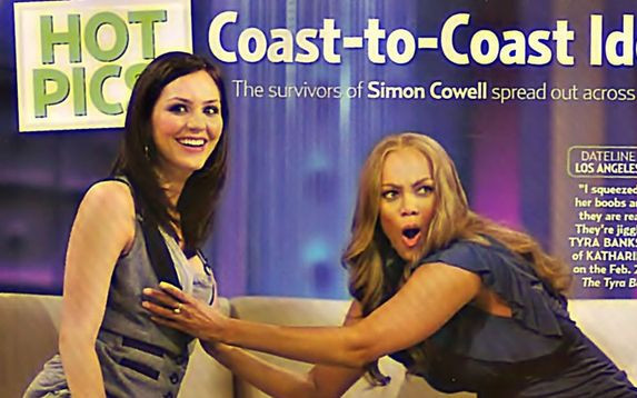 Tyra Banks na żywo, czyli przez odbyt do okrężnicy