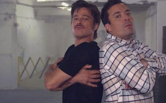 Pitt i Fallon w szalonym breakdance [VIDEO]