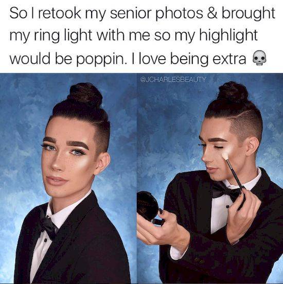 Wow! Ten chłopak maluje się lepiej od WIĘKSZOŚCI kobiet!