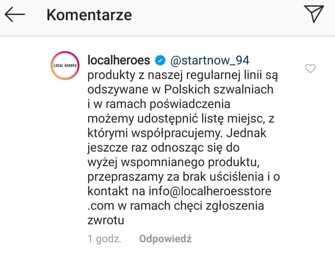 "Afera metkowa" z Local Heroes
