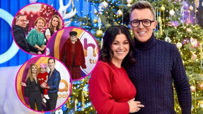 Świąteczny nastrój w “Halo Tu Polsat”! Zachwycająca Katarzyna Figura, Hanna Żudziewicz i Jacek Jeschke z córeczką (FOTO)