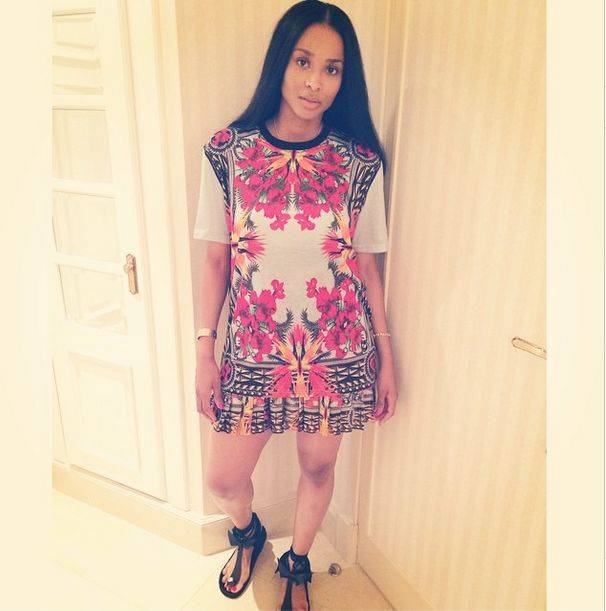 Ciara po ciąży na Instagramie