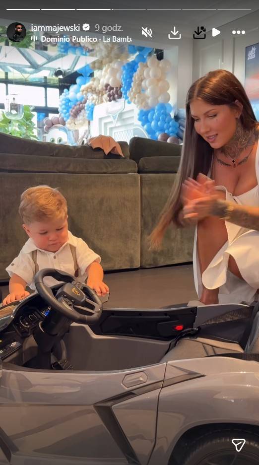 Majewski i Deynn wyprawili urodziny synkowi, fot. Instagram