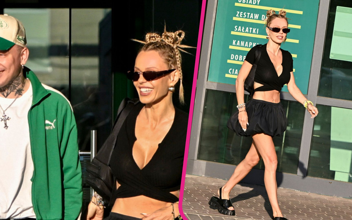 Doda i Smolasty z uśmiechem na ustach wychodzą z wywiadu. Pożegnali się “przytulasem”