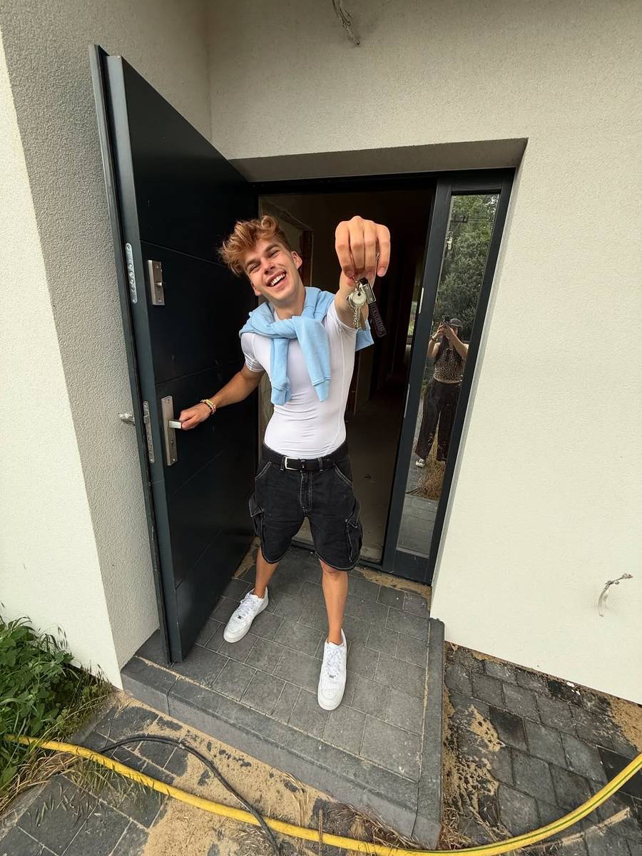 Kacper "Jasper" Porębski kupił dom