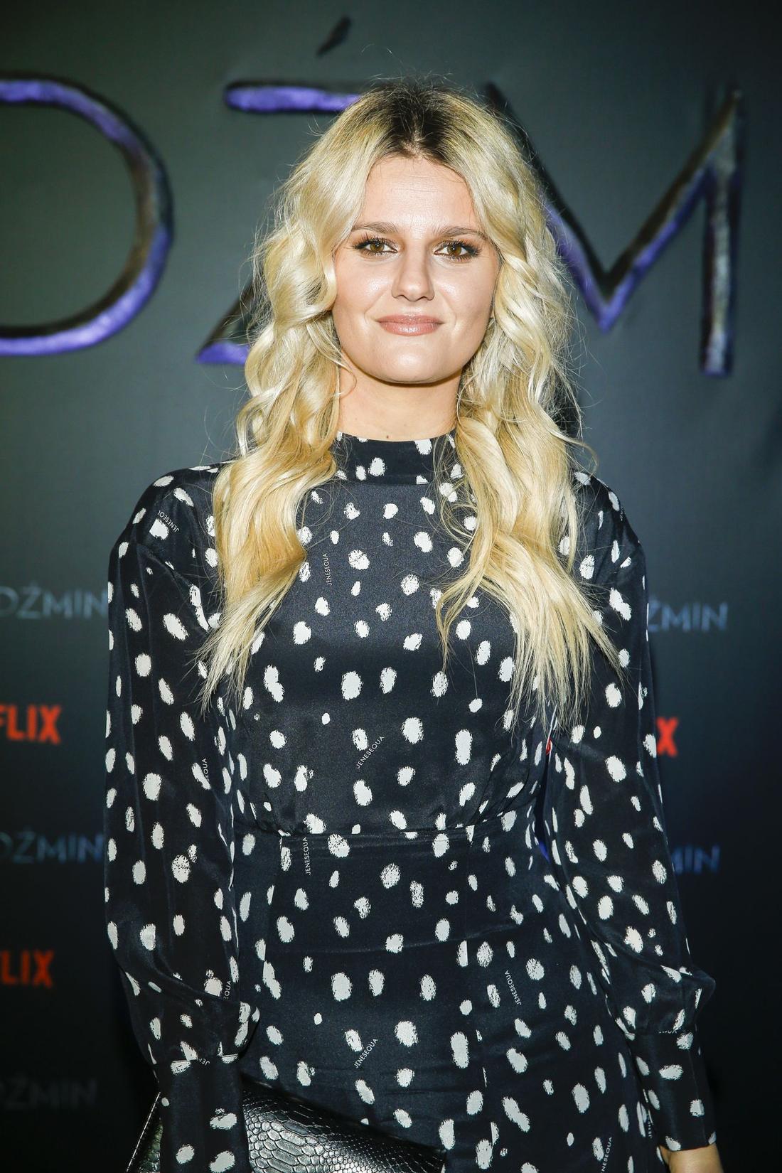 Zosia Zborowska na premierze filmu