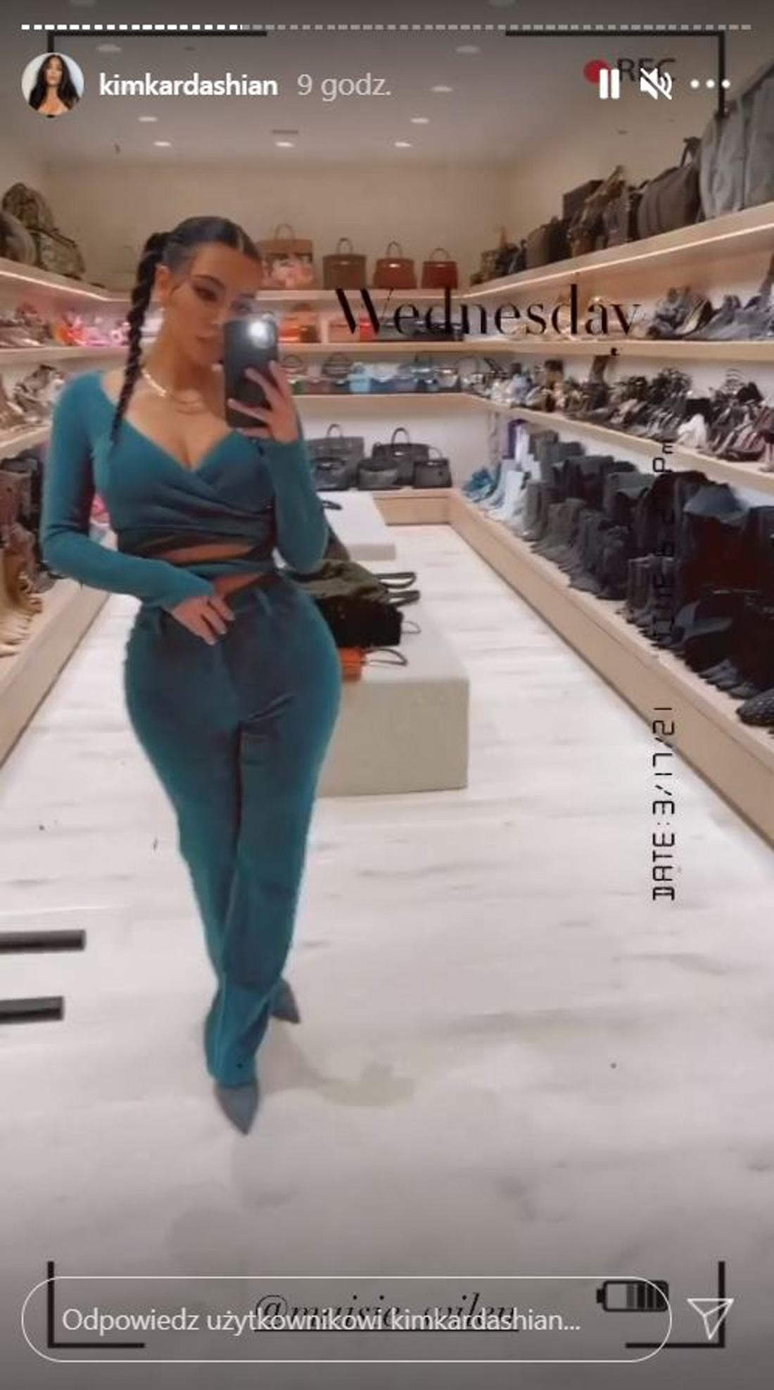 Garderoba Kim Kardashian - co za kolekcja butów i torebek! Kim Kardashian w garderobie.